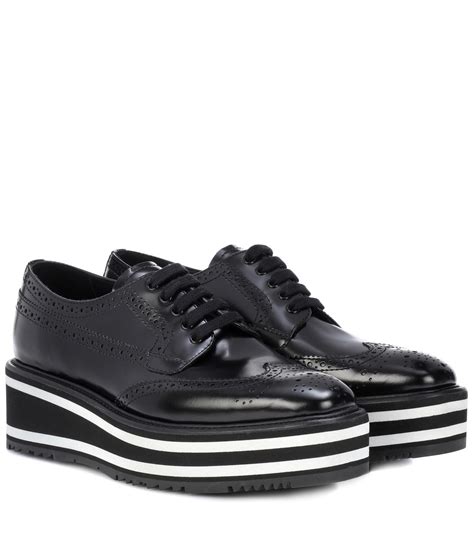 prada brogues wingtip platform